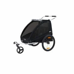 Cykelvagn Thule Coaster XT För 2 Barn Svart