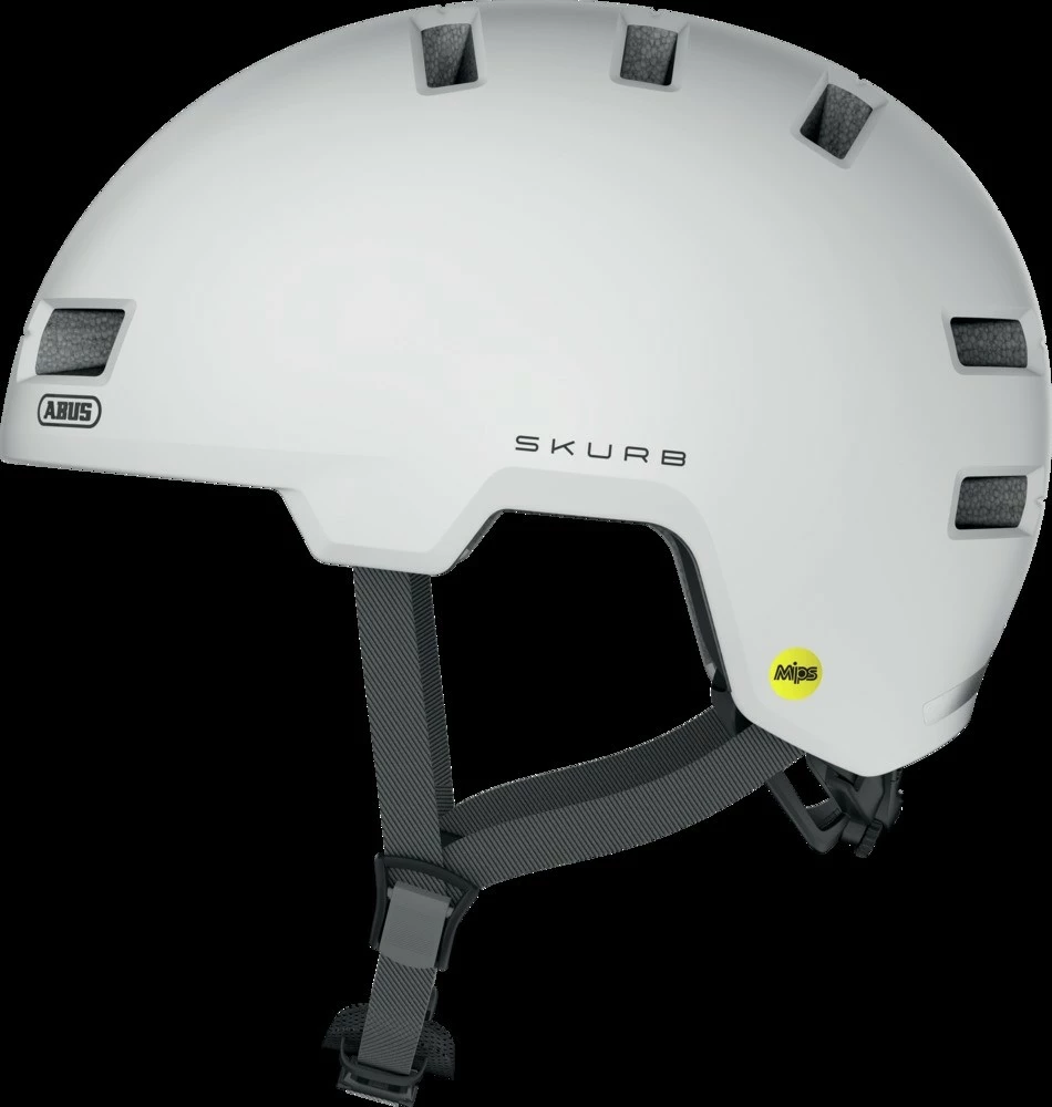 Cykelhjälm ABUS Skurb MIPS Polar White - Bild 5