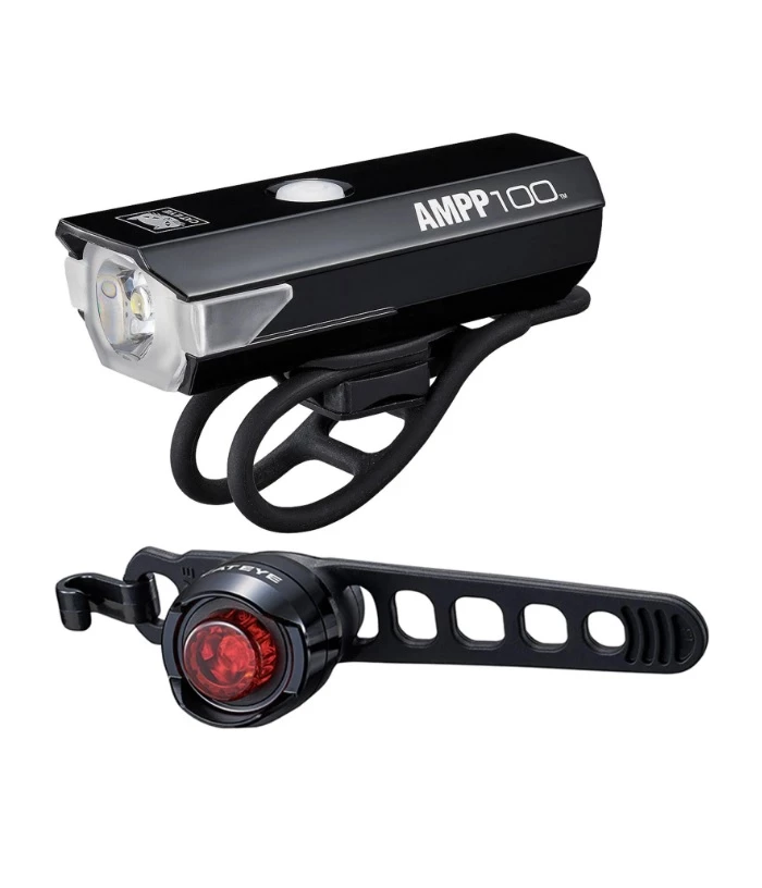 Belysningset Cat Eye Fram AMPP 100 Bak ORB USB