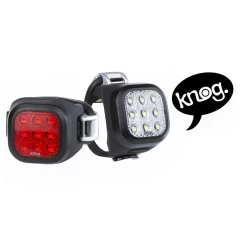 Knog Blinder Mini Niner Twinpack Fram Och Baklampa