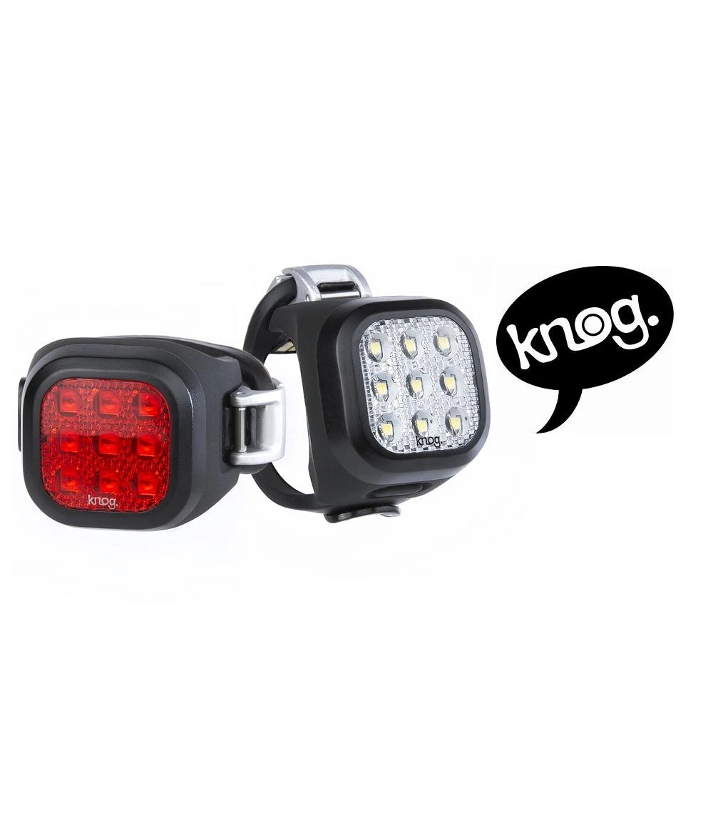 Knog Blinder Mini Niner Twinpack Fram Och Baklampa