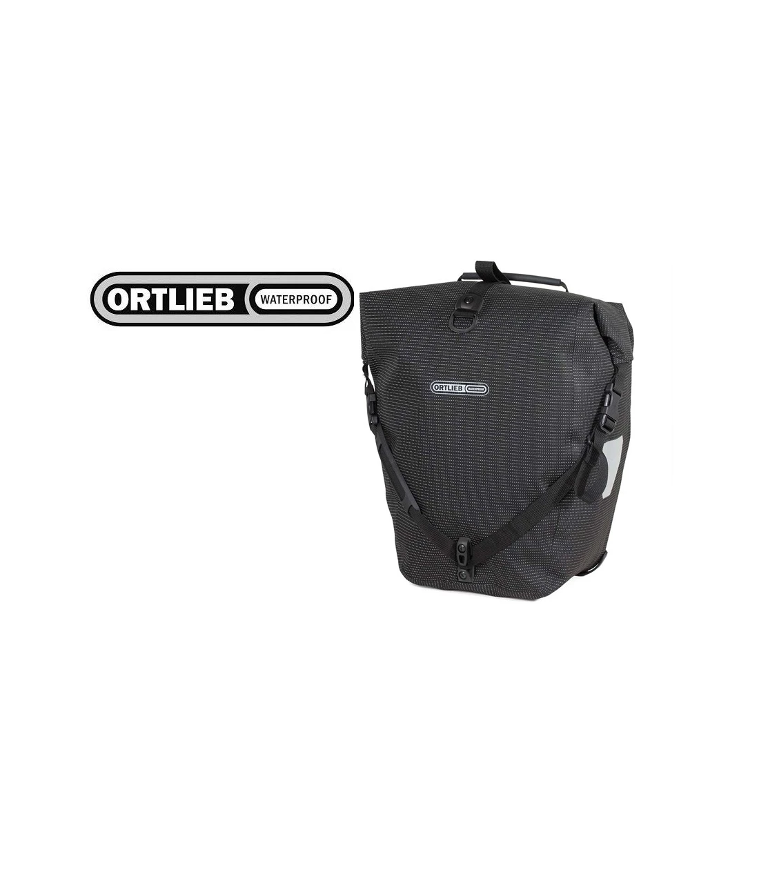 Cykelväska Ortlieb Back-roller High Vis Svart/reflex