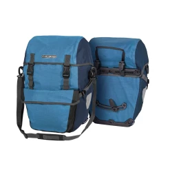 Ortlieb Bike-Packer Plus I Denim/stål Blå
