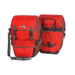 Ortlieb Bike-Packer Plus I Singnalröd/mörk Chili