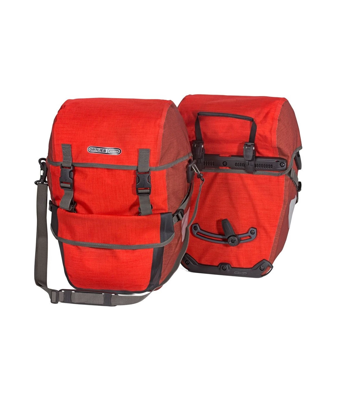 Ortlieb Bike-Packer Plus I Singnalröd/mörk Chili