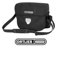 Ortlieb Ultimate Six High Visibility Black Reflective 7-liters Styrväska