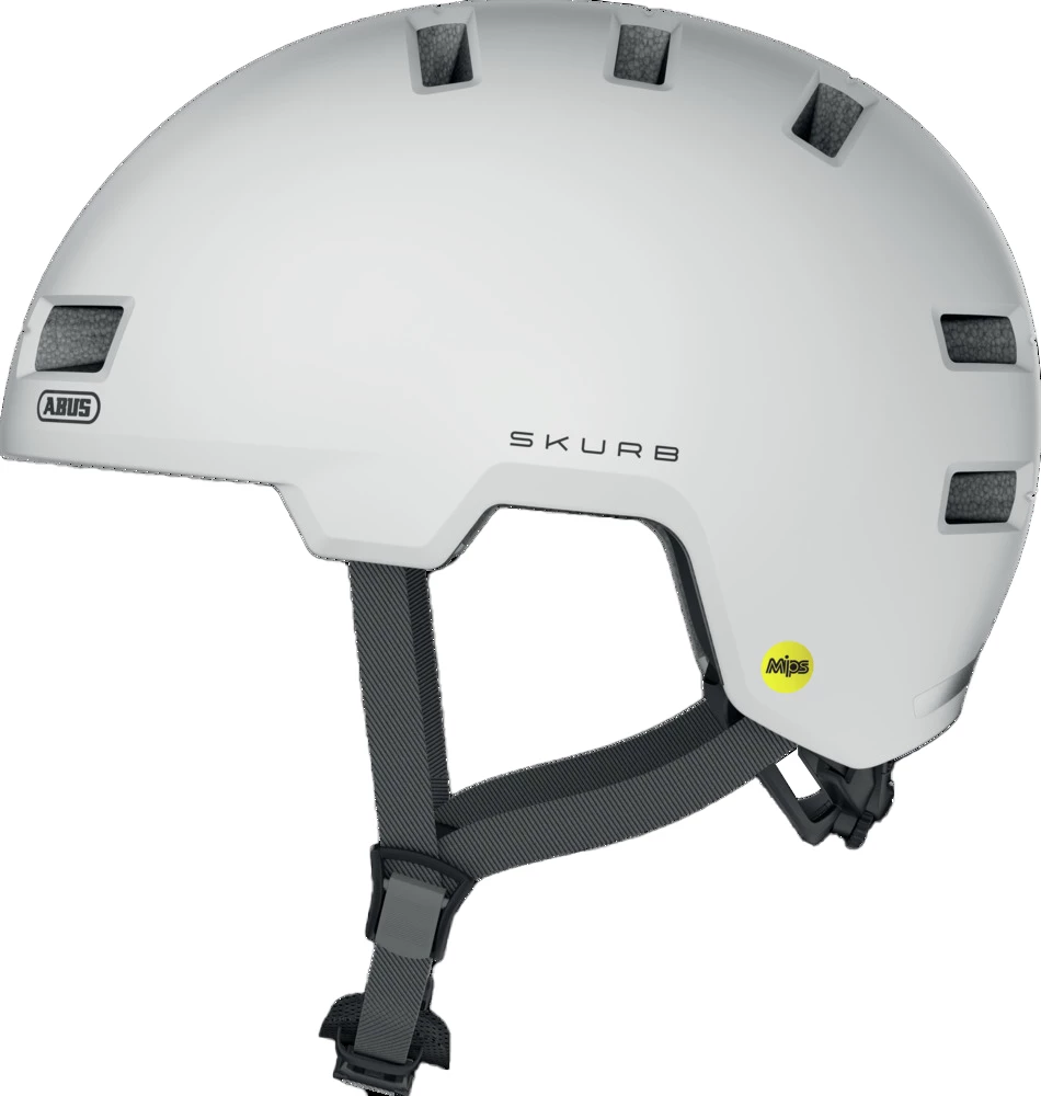 Cykelhjälm ABUS Skurb MIPS Polar White